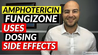 Amphotericin B Fungizone  Uses Dosing Side Effects  Pharmacist Review [upl. by Llerrahs643]