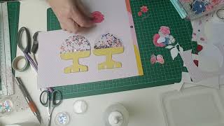 Tuto embellissement quotprésentoir gâteauquot avec sa cloche shaker tulle 2 [upl. by Itoyj]