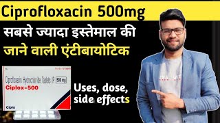 Ciprofloxacin 500mg  ciplox500 ciprofloxacin hydrochloride ciprofloxacin 500mg uses  medishan [upl. by Lehcir802]