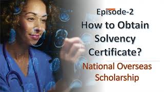 EP 2National Overseas Scholarship Solvency Certificate [upl. by Snave721]