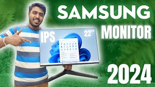 Unboxing amp Review SAMSUNG 22inch Full HD IPS Panel Monitor 2024  Response Time 5ms 75Hz [upl. by Jana]