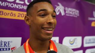 Leo Neugebauer at the press conference of the 2019 European Athletics U20 Championships in Borås [upl. by Covell]