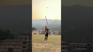 Drag flick practice and eye hand coordination Indian field hockey practice [upl. by Aihsenek765]