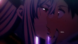 Kyouka x Yuuki Sweet Romantic Kiss😘 Scene😍  Chained Soldier  Anime Kiss Scene akun [upl. by Hanny]