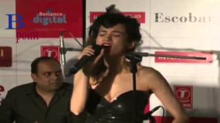 Beautiful Saba Azad Showing Assets at her Live Singing Performance [upl. by Emsmus]