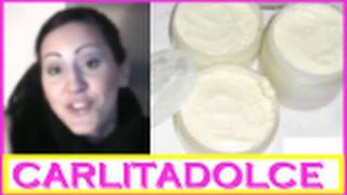 Come si fa una CREMA VISO Idratante Naturale FAI DA TE Tutorial 3 La pratica  Carlitadolce [upl. by Jacobine]