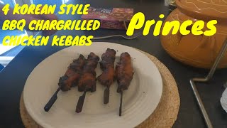 KOREAN CHARGRILLED CHICKEN KEBABS FOOD REVIEW [upl. by Willman]