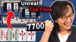 When Someone Asks You What Good Tile Flow Looks Like Show Them This Video Mahjong Soul [upl. by Prader608]