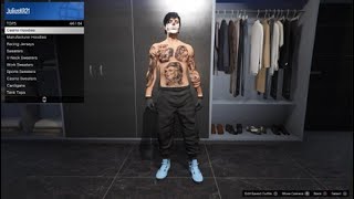 GTA 5 online black joggers outfit [upl. by Celestia482]