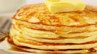 Pancakes Recipe Demonstration  Joyofbakingcom [upl. by Lalita]