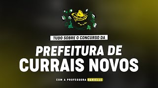 CONCURSO PREFEITURA DE CURRAIS NOVOSRN  PLANEJAMENTO DE ESTUDOS [upl. by Arej]