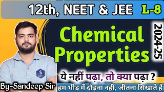 L8  Chap6  Chemical properties  Organic chemistry Class12  NEET amp JEE [upl. by Hanad]