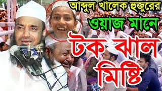 আব্দুল খালেক হুজুরের ওয়াজ মানে টক ঝাল মিষ্টি abdul khalek soriotpuri waz 2018 [upl. by Sieber279]