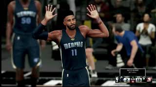 NBA 2K16 Nets vs Grizzlies [upl. by Retxed]