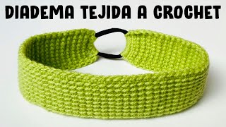 🌈Diadema Tejida a crochet PASO A PASO crochet headband  VINCHA  TURBANTE❤ [upl. by Koziarz]