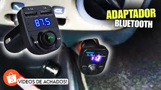 Adaptador Bluetooth para o carro  adaptador para o rádio do carro [upl. by Nauqaj]