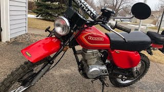 1980 Honda XL80s motorcycle review [upl. by Assillam]