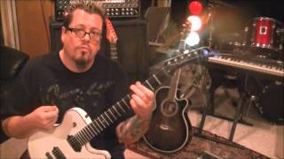 How to play DENIAL by SEVENDUST  Guitar Lesson by Mike Gross  How to play  Tutorial [upl. by Adao]