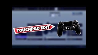 HOW TO EDIT WITH TOUCHPAD ON FORTNITE BATTLE ROYALE [upl. by Consuela]