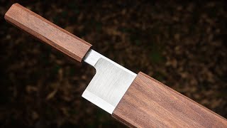 Knife Making Vegetable Razor  Nakiri [upl. by Airdnahc698]