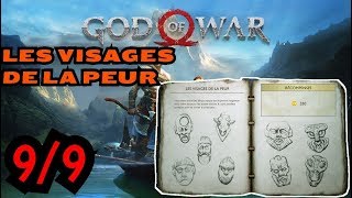 God of War  Artefacts Les visages de la peur  Guide des trophées7 [upl. by Amrak416]