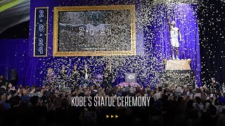 FULL CEREMONY Kobe Bryant Statue Unveiling  Los Angeles Lakers [upl. by Otilrac]