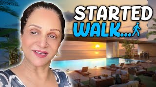 Started Walking  Walk Day With Bushra Ansari  Vlog [upl. by Aztirak]