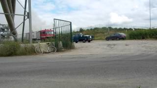 PRIMEUR tankwagen brandweer zandhoven bij zeer grote brand antwerpen [upl. by Redan471]