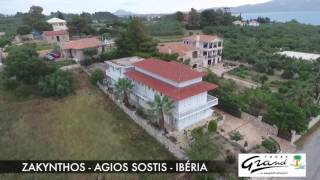 Zakynthos  Agios Sostis  Ibéria apartman drón videó [upl. by Maryjane]