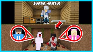 MIPAN amp ZUZUZU PRANK AKUDAV BUAT RUMAH HANTU RAHASIA DI BAWAH RUMAH MINECRAFT AKUDAV KETAKUTAN [upl. by Oralla]