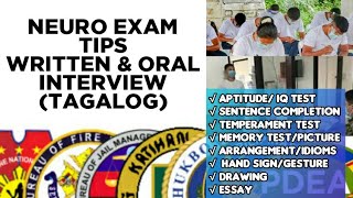 NEUROPSYCHIATRIC EXAMNEURO EXAM GUIDE AND TIPS FOR BFP PNP BJMPPDEA AND AFP APPLICANT TAGALOG [upl. by Enrobialc]