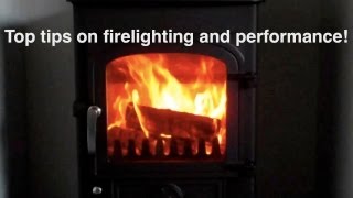 How to light the perfect fire in a wood burning stove Using my special inverted V technique [upl. by Ardenia]