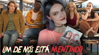 LIVRO X SÉRIE UM DE NÓS ESTÁ MENTINDO review sem e com spoilers  One Of Us Is Lying 🥜 [upl. by Ellenet]