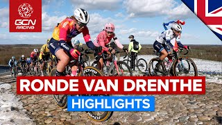 Battle On The VAMBerg  Ronde Van Drenthe 2023 Highlights [upl. by Initirb]