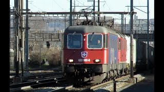 Bahnverkehr in Pratteln  best transit place [upl. by Elitnahc]