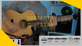 GUITARRA  Perfecta  Miranda ft Maria Becerra FMK  covertutorial Martin Lopez [upl. by Armyn]