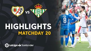 Resumen de Rayo Vallecano vs Real Betis 11 [upl. by Nodnarb]