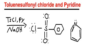 TsClpy Toluenesulfonyl Chloride and Pyridine  Mechanism  Organic Chemistry [upl. by Arevle665]