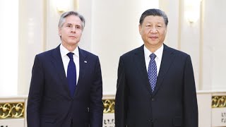 President Xi Jinping meets with US Secretary of State Blinken [upl. by Enelehs]