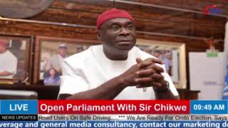 Open Parliament With Sir Chikwe Udensi [upl. by Asined142]