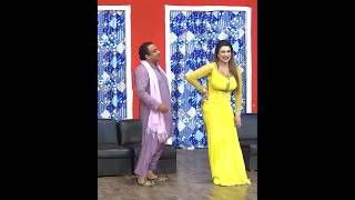 Saima khan and gulfam funny stage show Comedy shorts [upl. by Mervin]