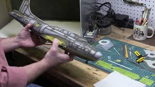 Color Modulation on a Plastic Model Kit  B17 Build [upl. by Ajnos]