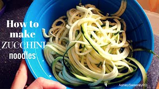 How to Make Zucchini Noodles Zoodles [upl. by Ardaid]