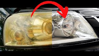 Headlight restoration shown in 4 minutes [upl. by Racso]