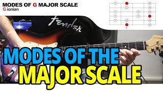 Modes of the Major Scale  Guitar Lesson [upl. by Adnorrahs]