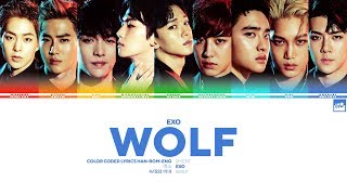 EXO 엑소 늑대와 미녀 Wolf EXOrDIUM ver  Color Coded Lyrics HANROMENG [upl. by Hilleary]