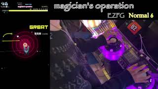 【グルーヴコースター4MAX】「magicians oparation」Normal PERFECT 手元画面外部出力 [upl. by Notyarb]