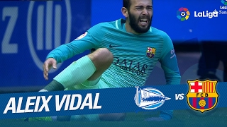 Lesión de Aleix VIdal en el Deportivo Alavés vs FC Barcelona 06 [upl. by Lonergan568]