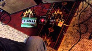 Electro Harmonix Soul Food with OD Glove amp Super Ego [upl. by Aeslehs]