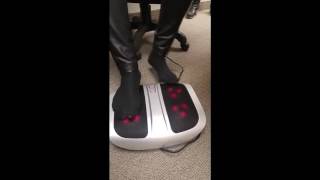 Using BACKplus® Shiatsu Foot Massager in the office [upl. by Roosevelt]